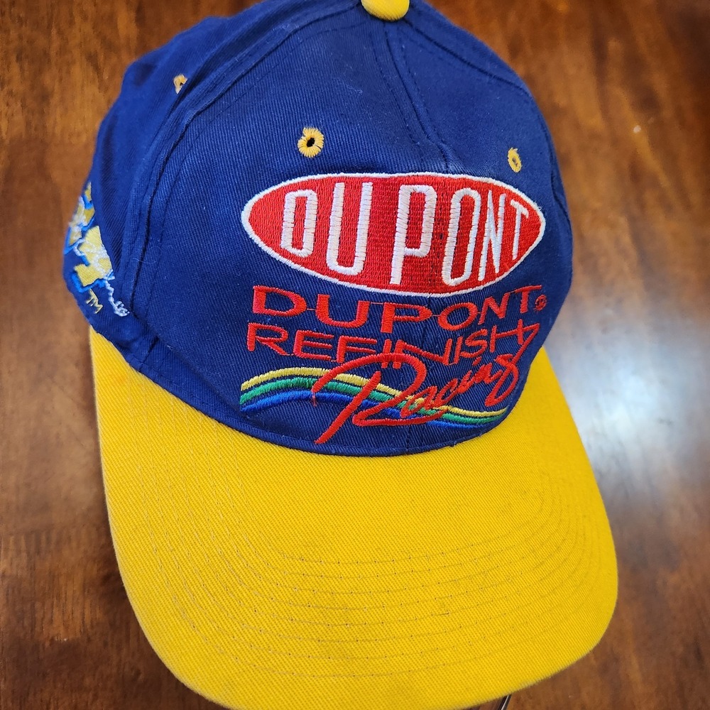Vintage Nascar Snapback Hat One Size Youth Jeff Gordon Racing Dupont 90s‎ Chase
